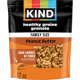KIND Healthy Grains Granola Clusters, Peanut Butter, Family Size