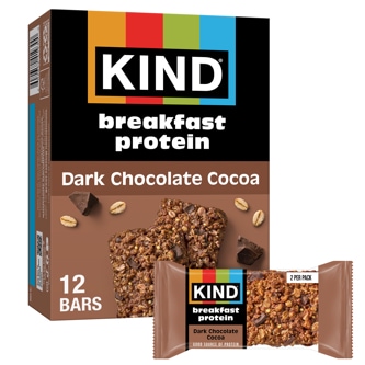 KIND Breakfast Protein Bars, Dark Chocolate Cocoa