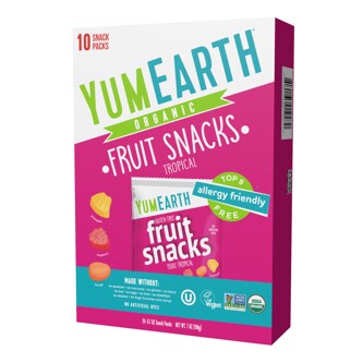 Yum Earth Organic Fruit Snacks, Tropical