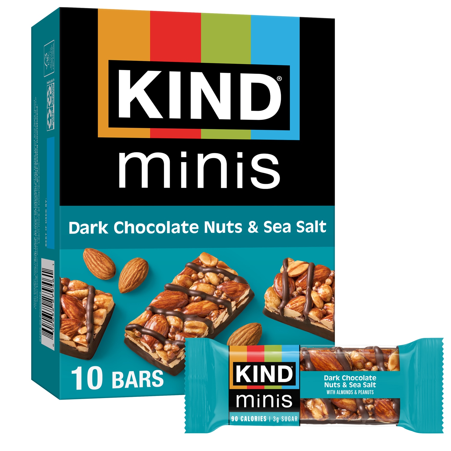 KIND Minis Gluten Free Bars, Dark Chocolate Nuts & Sea Salt