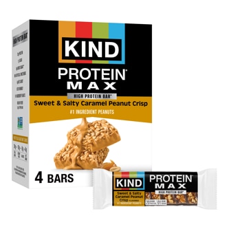 KIND Protein Max Bars, Sweet & Salty Caramel Peanut Crisp
