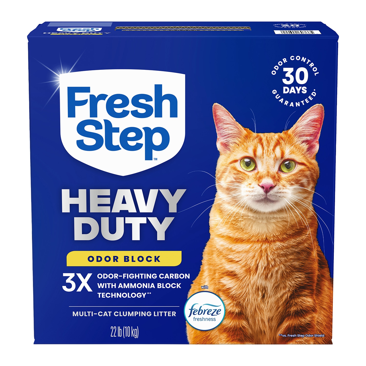 Fresh Step Heavy Duty Febreze Freshness Clumping Cat Litter, Scented