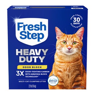 Fresh Step Heavy Duty Febreze Freshness Clumping Cat Litter, Scented