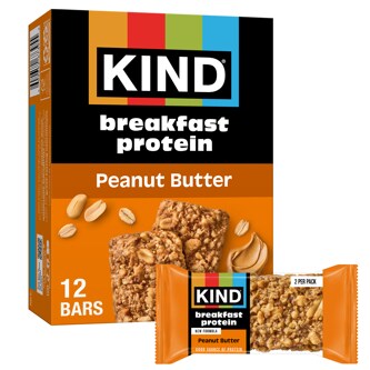 Kind Breakfast Protein Bars, Peanut Butter