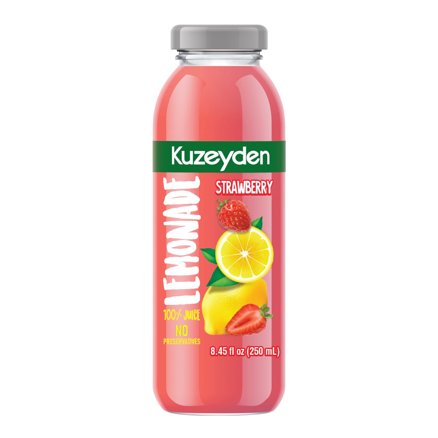 Kuzeyden Strawberry Lemonade, Glass Bottle