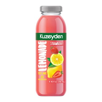 Kuzeyden Strawberry Lemonade, Glass Bottle