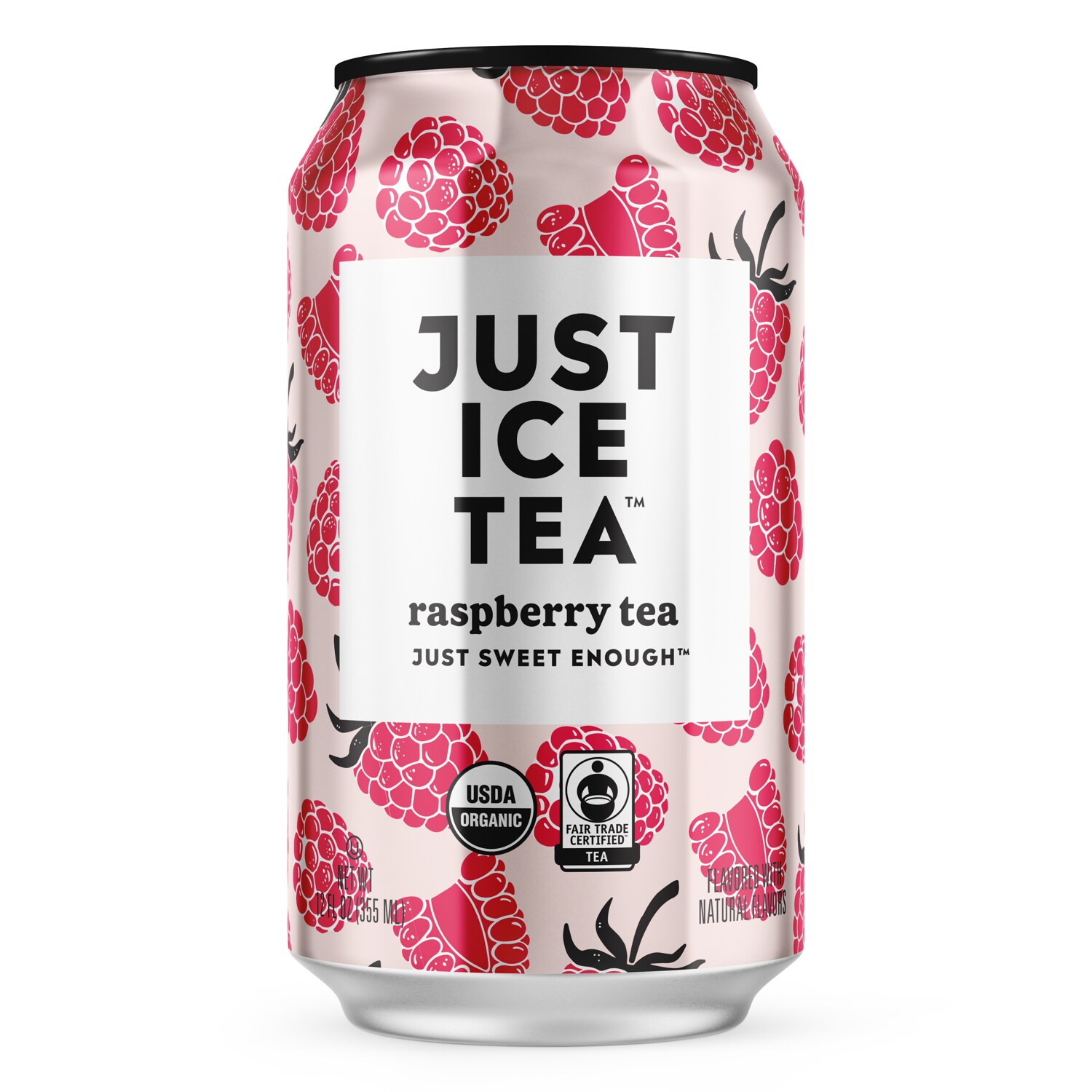 Just Ice Tea Organic Raspberry Tea, Can