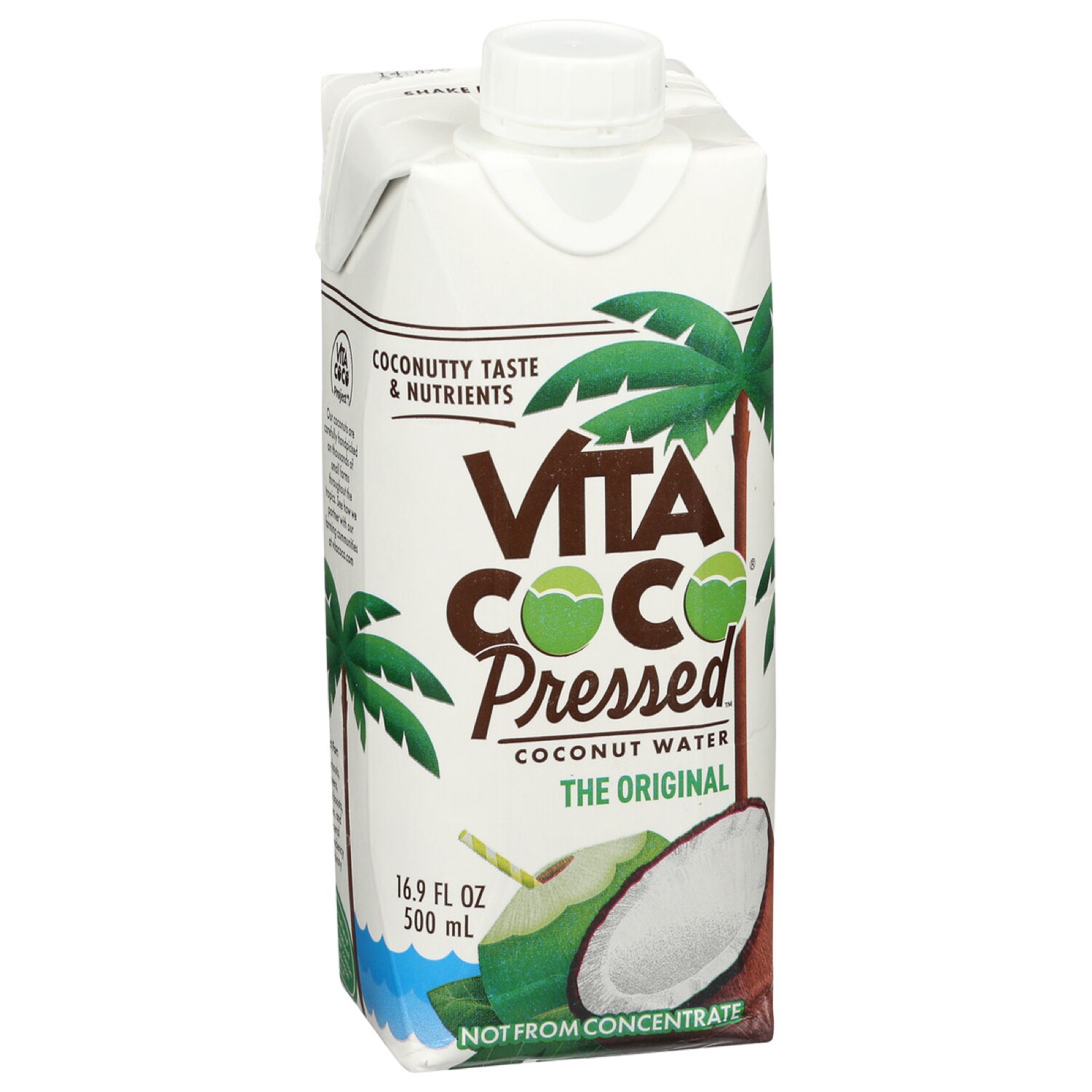 Vita Coco Pressed Coconut Water, Original, Carton