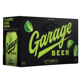 Garage Beer Classic Lime Lager, Cans