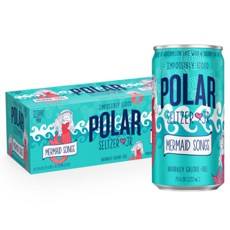 Polar Seltzer Mermaid Songs, Mini Cans