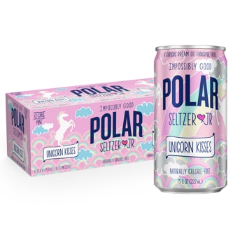 Polar Seltzer Unicorn Kisses, Mini Cans