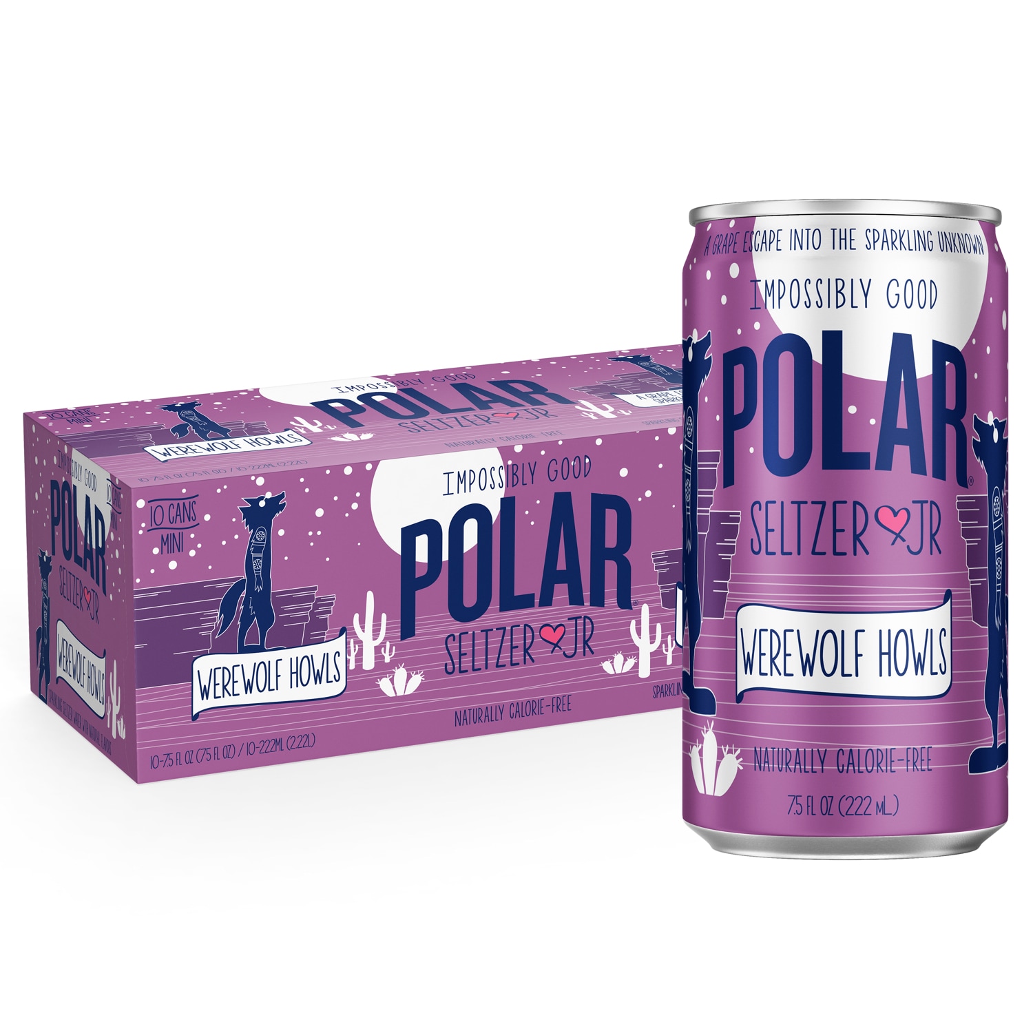 Polar Seltzer Werewolf Howls, Mini Cans
