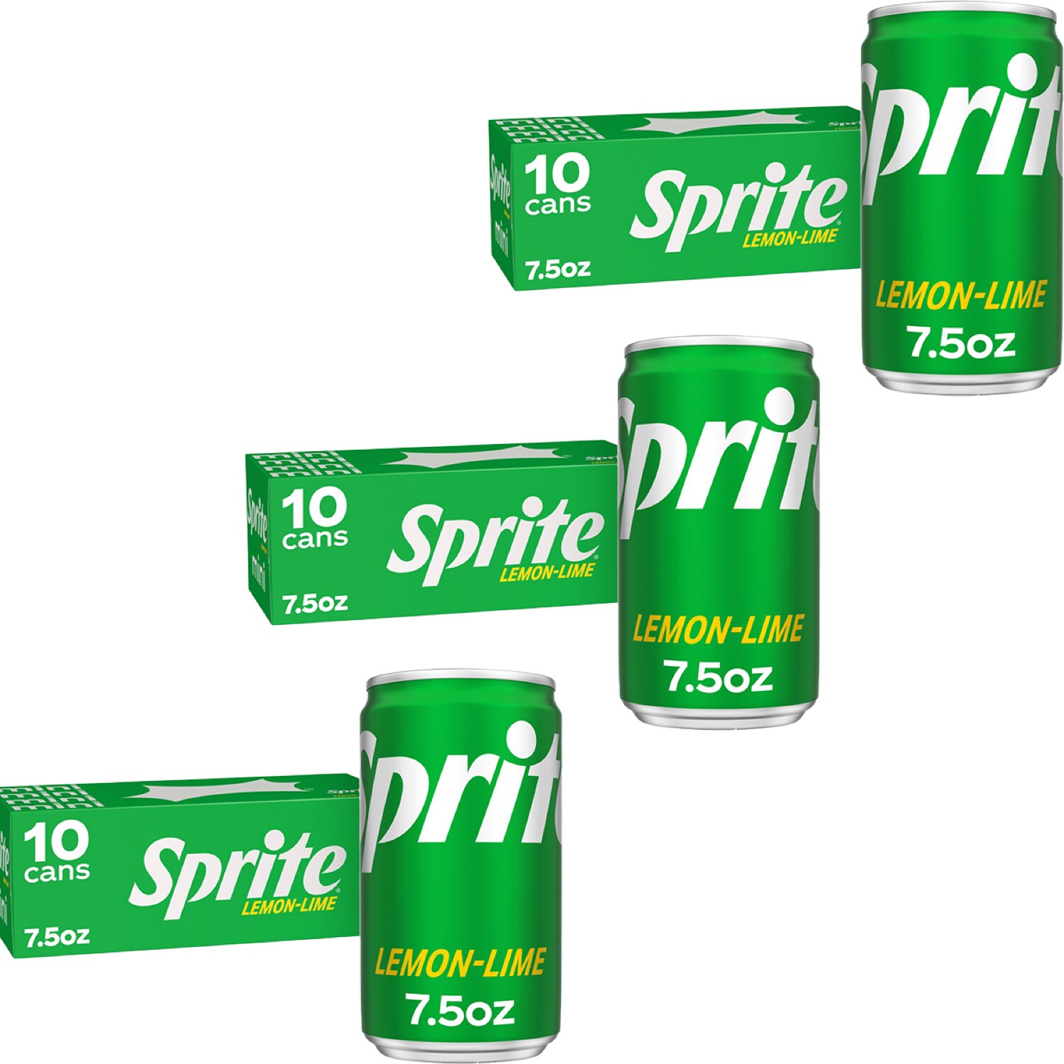 Sprite Lemon-Lime Soda, Mini Cans, Case