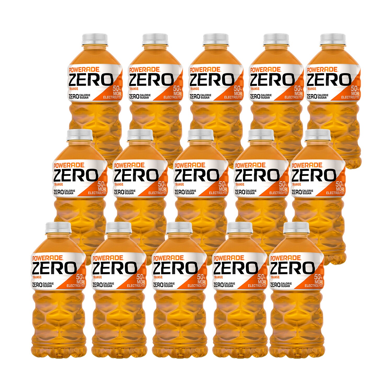 Powerade Zero Sports Drink, Orange, Case