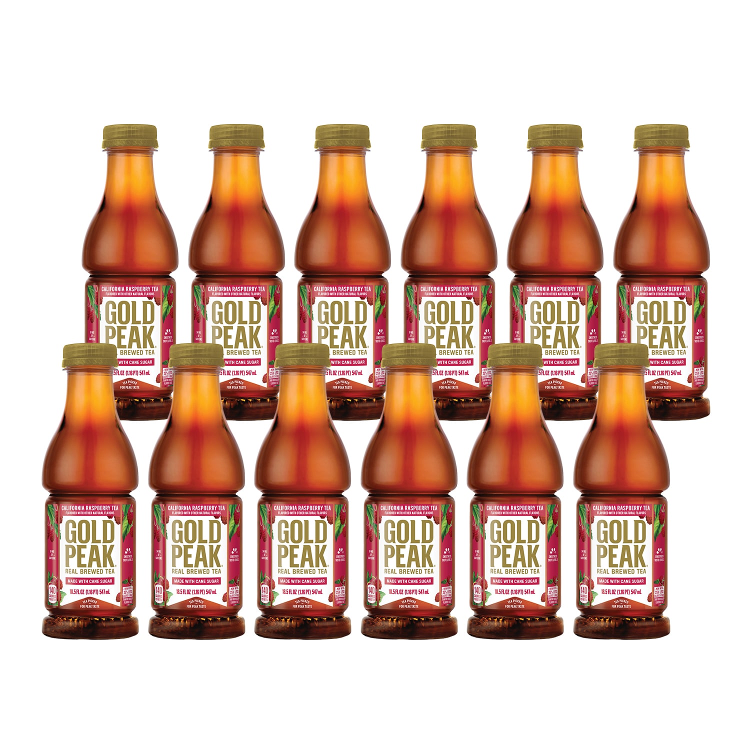 Gold Peak Brewed Tea, Raspberry, Case