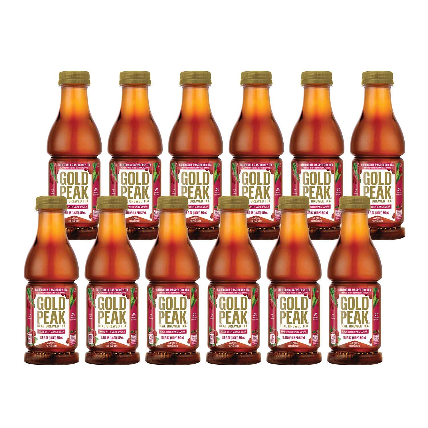 Gold Peak Brewed Tea, Raspberry, Case
