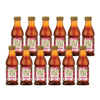 Gold Peak Brewed Tea, Raspberry, Case