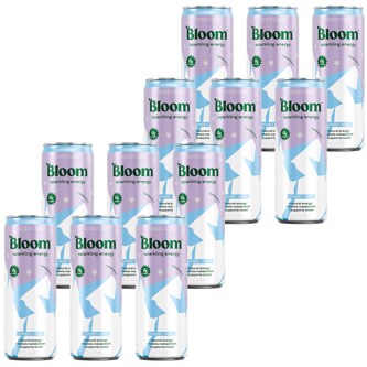 Bloom Sparkling Energy Drink, Glacier Crush, Can, Case