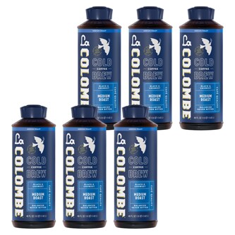 La Colombe Black & Unsweet Cold Brew, Medium Roast, Case