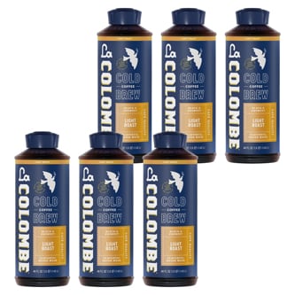 La Colombe Black & Unsweet Cold Brew, Light Roast, Case
