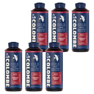 La Colombe Black & Unsweet Cold Brew, Espresso Roast, Case