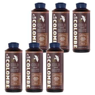 La Colombe Black & Unsweet Cold Brew, Mocha Espresso Roast, Case