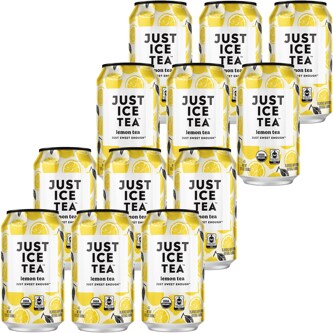 Just Ice Tea Organic Lemon Tea, Case