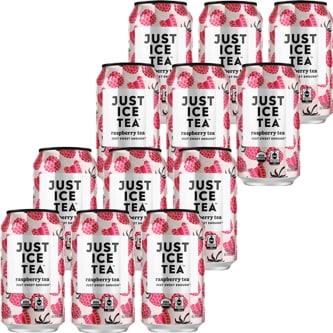 Just Ice Tea Organic Raspberry Tea, Case