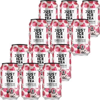 Just Ice Tea Organic Raspberry Tea, Case