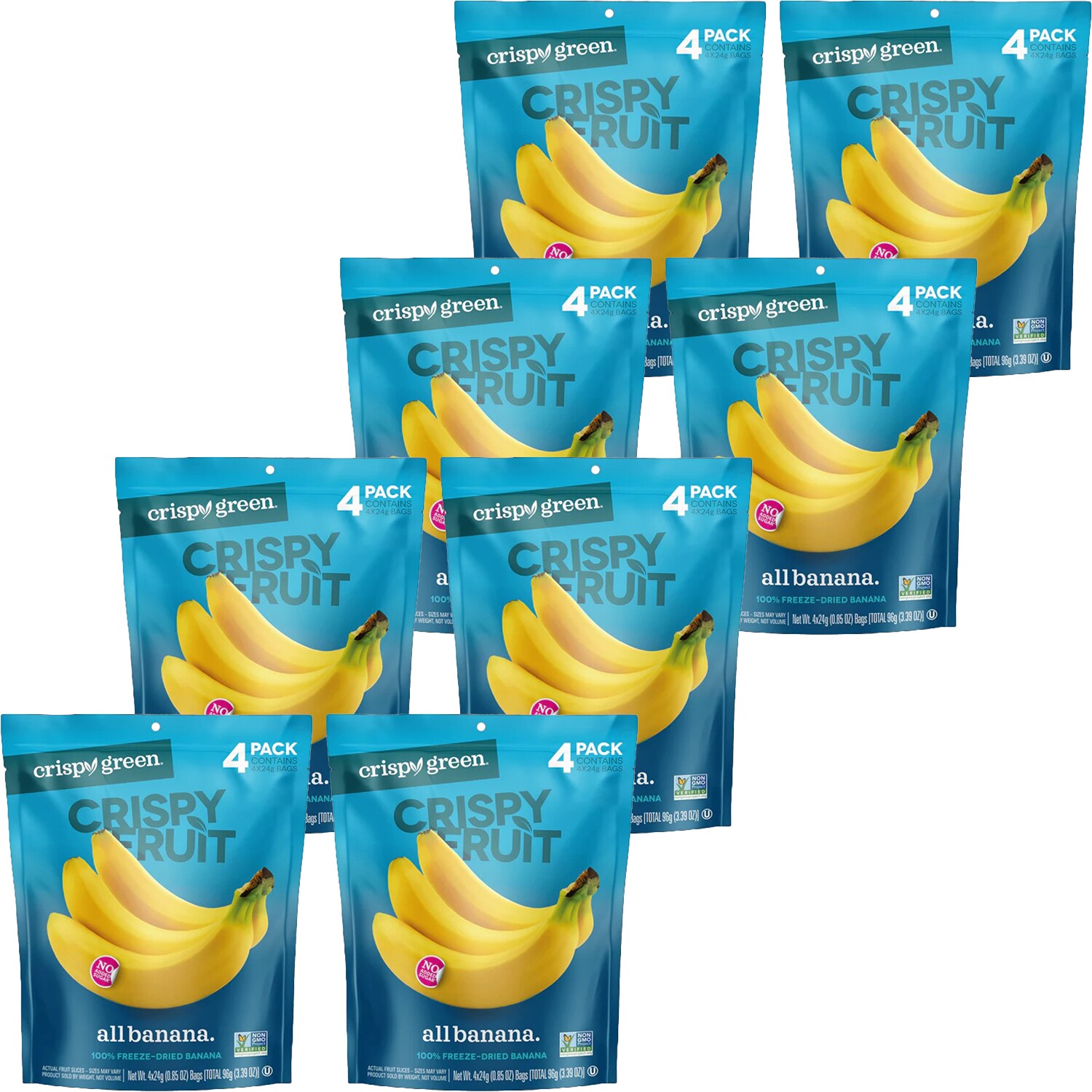 Crispy Green Freeze-Dried Banana, Case