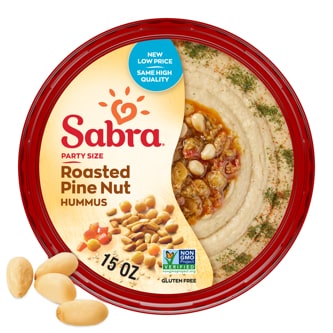 Sabra Hummus, Roasted Pine Nut, Family Size