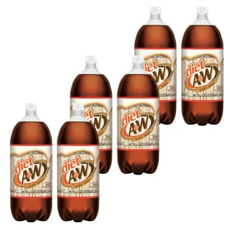 Diet A&W Root Beer, Plastic Bottles
