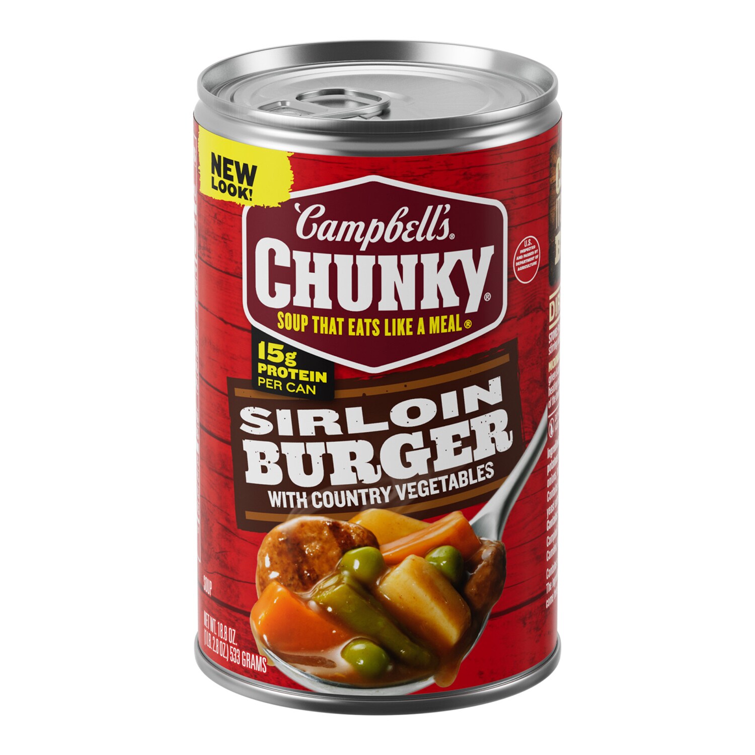 Campbell's Chunky Soup, Sirloin Burger with Country Vegetables