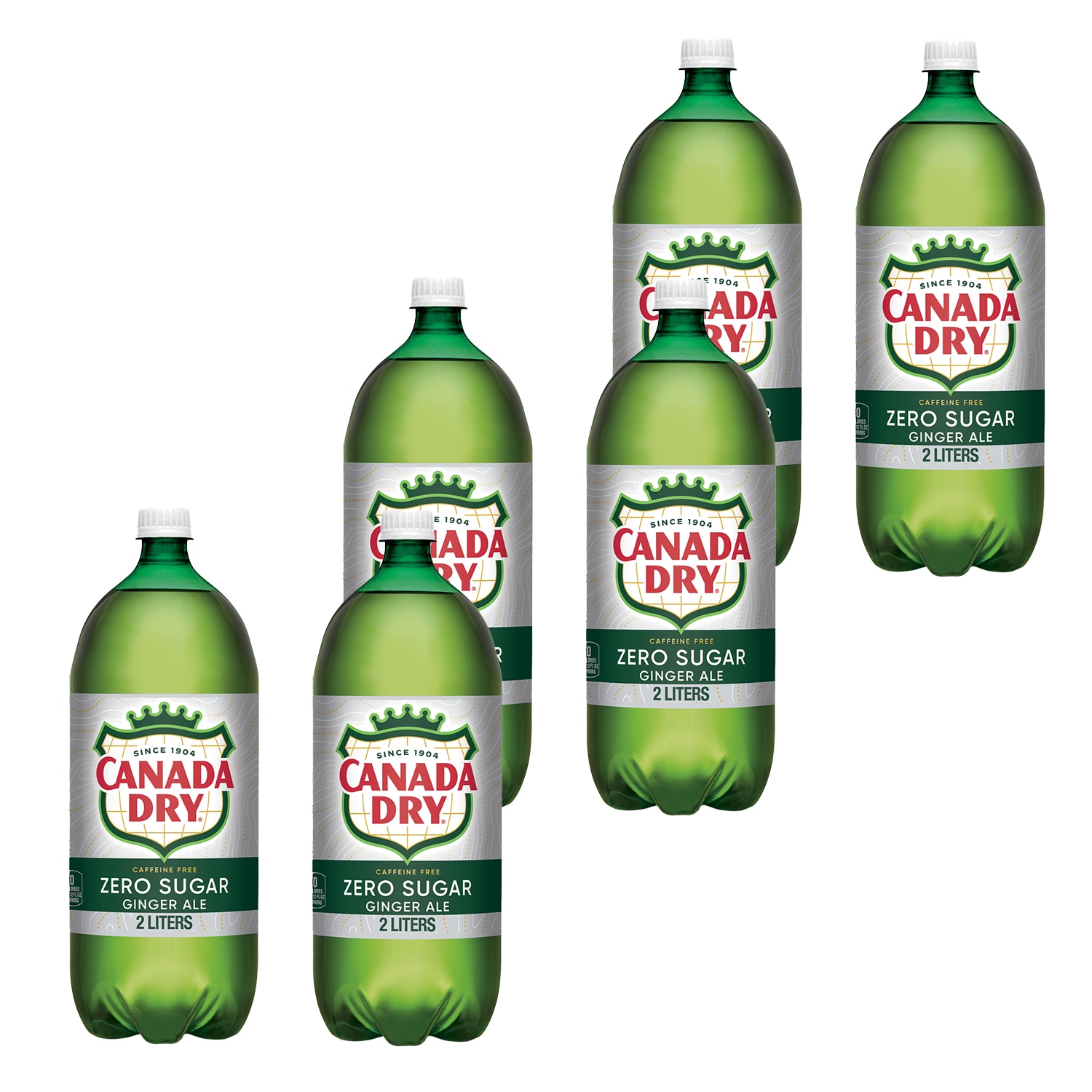 Canada Dry Zero Sugar Ginger Ale, Plastic Bottles
