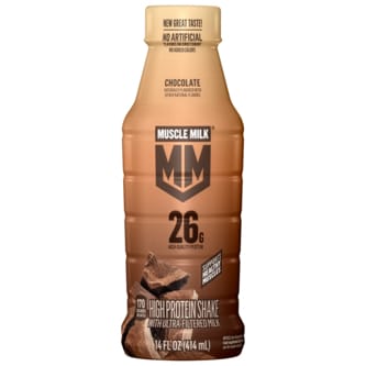 Muscle Milk Protein Nutrition Shake, Chocolate, Plastic Bottle