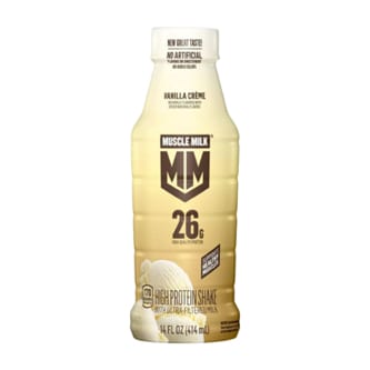 Muscle Milk Protein Nutrition Shake, Vanilla Crème, Plastic Bottle