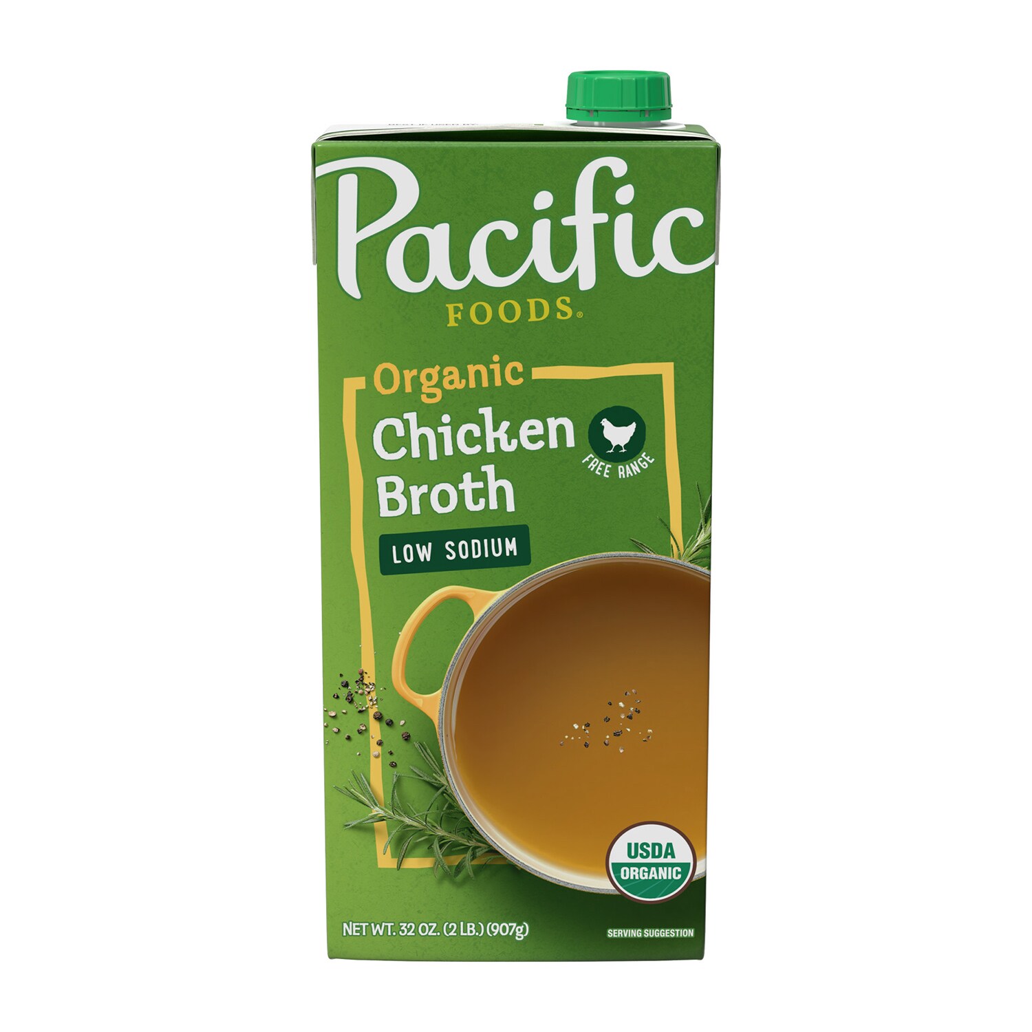 Pacific Organic Free-Range Low-Sodium Chicken Broth