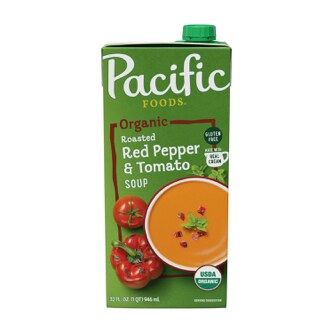 Pacific Organic Soup, Creamy Roasted Red Pepper and Tomato 