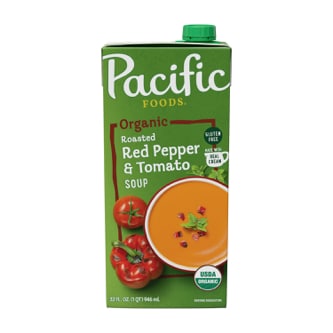 Pacific Organic Soup, Creamy Roasted Red Pepper and Tomato