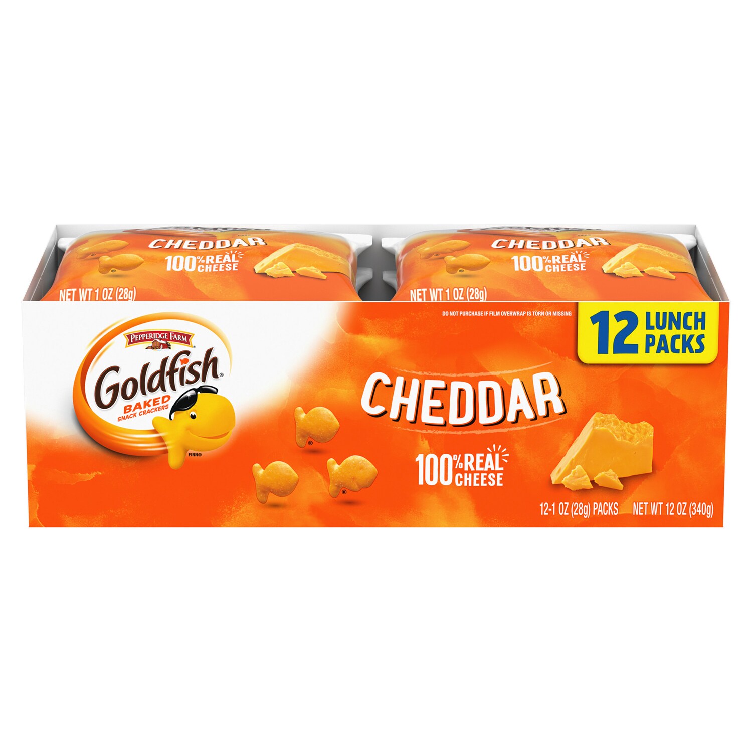 Goldfish Crackers Multi-Packs, Cheddar Cheese
