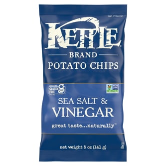 Kettle Brand Potato Chips, Sea Salt and Vinegar