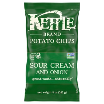 Kettle Brand Potato Chips, Sour Cream and Onion