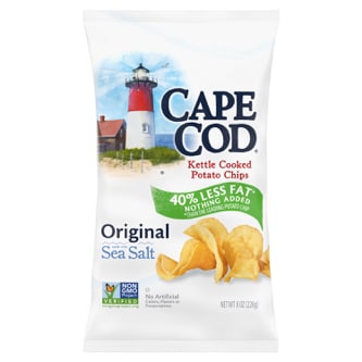 Cape Cod 40% Reduced Fat Kettle Cooked Potato Chips, Original