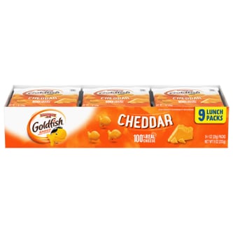 Goldfish Crackers Multi-Packs, Cheddar Cheese