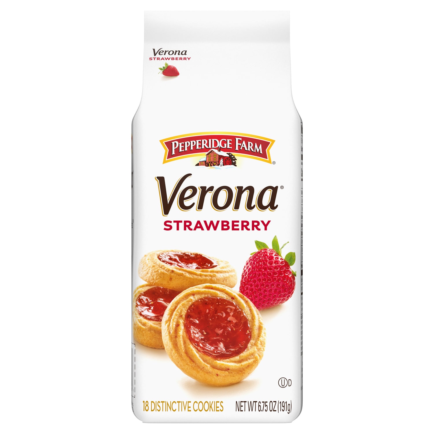 Pepperidge Farm Verona Cookies, Strawberry