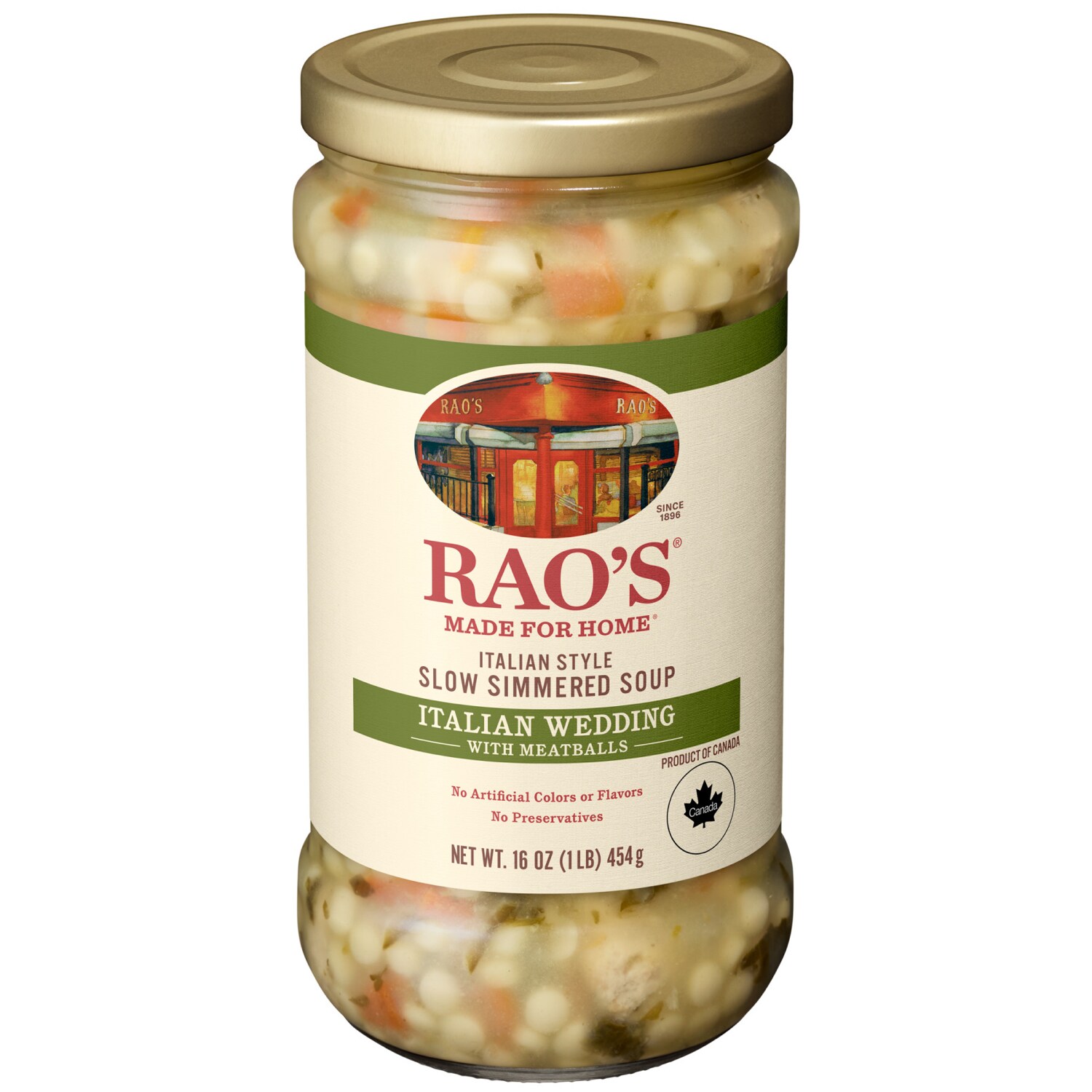 Rao's Made for Home Slow Simmered Soup, Italian Wedding with Meatballs