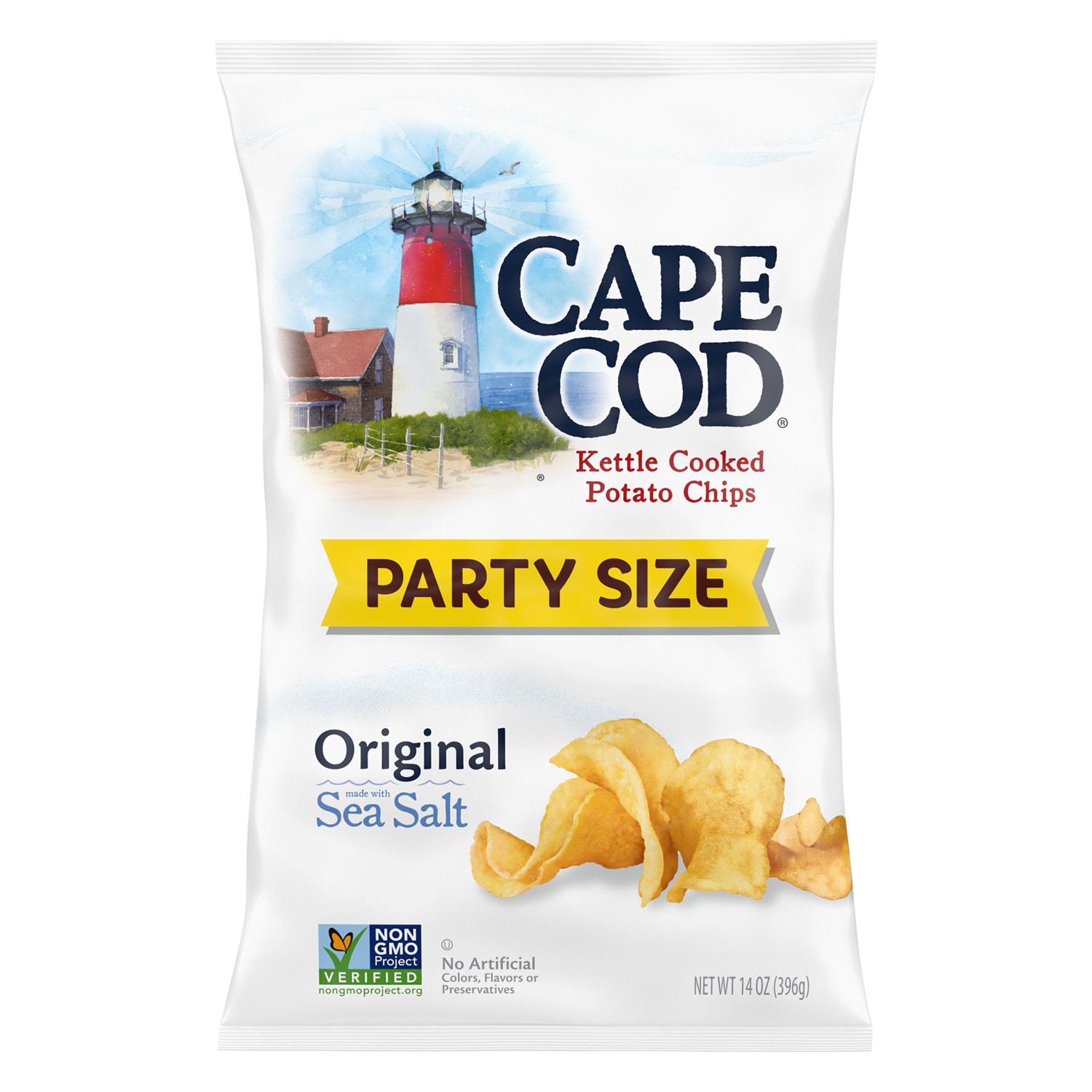 Cape Cod Kettle Cooked Potato Chips, Original, Party Size
