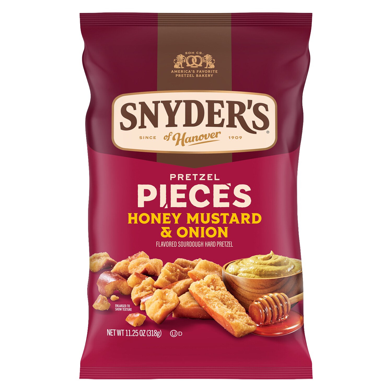 Snyder's of Hanover Pretzel Pieces, Honey Mustard & Onion