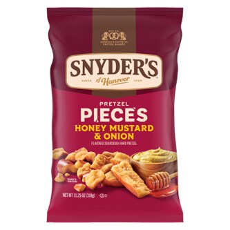 Snyder's of Hanover Pretzel Pieces, Honey Mustard & Onion
