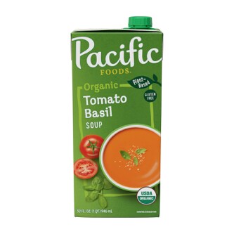 Pacific Organic Soup, Vegan Tomato Basil